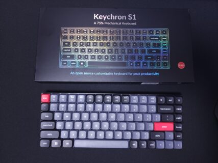 Keychron S1 ロープロファイルキーボードを買ったので弄っていく！