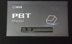 XVXロープロファイル用 PBT製キーキャップ（黒）