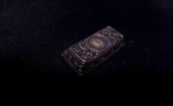 シルバー製アルチザンキーキャップを燻す